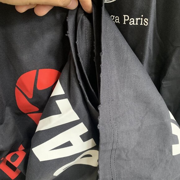 Balenciaga black printed long-sleeved T-shirt - Picture 3 of 7